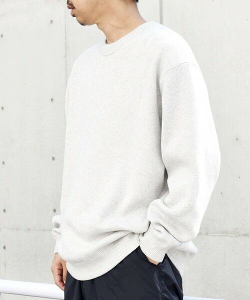 SHIPS / シップス ニット・セーター | SHIPS any: 〈手洗い可能〉コットン カシミヤ スウェットライク クルーネック ニット◇ | 詳細3