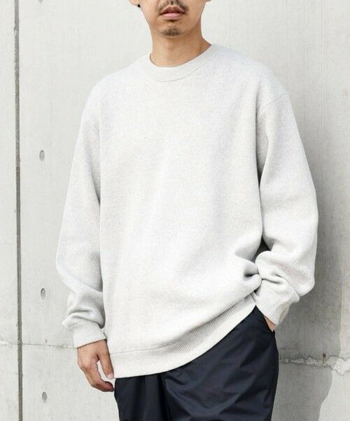 SHIPS / シップス ニット・セーター | SHIPS any: 〈手洗い可能〉コットン カシミヤ スウェットライク クルーネック ニット◇ | 詳細4