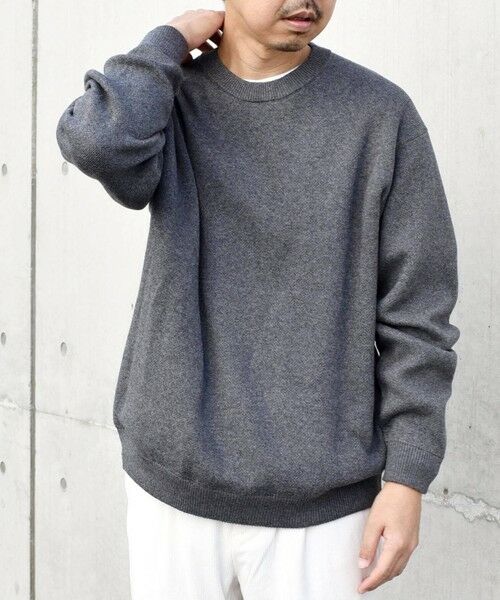 SHIPS / シップス ニット・セーター | SHIPS any: 〈手洗い可能〉コットン カシミヤ スウェットライク クルーネック ニット◇ | 詳細12