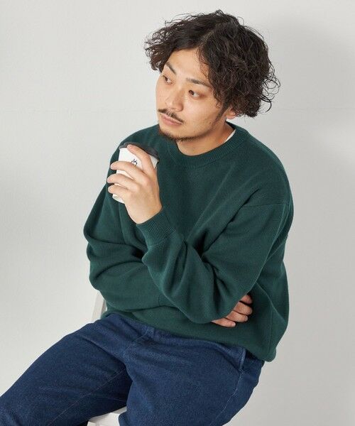 SHIPS / シップス ニット・セーター | SHIPS any: 〈手洗い可能〉コットン カシミヤ スウェットライク クルーネック ニット◇ | 詳細23