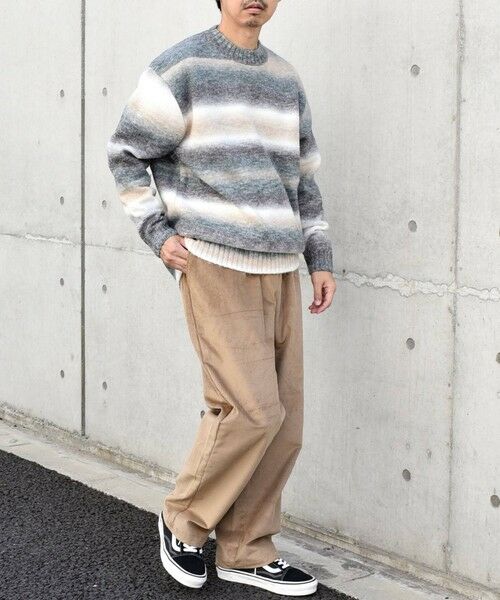 SHIPS / シップス ニット・セーター | SHIPS any: 〈手洗い可能〉ランダム グラデーション カラー クルーネック ニット◇ | 詳細2