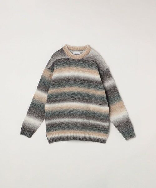 SHIPS / シップス ニット・セーター | SHIPS any: 〈手洗い可能〉ランダム グラデーション カラー クルーネック ニット◇ | 詳細5