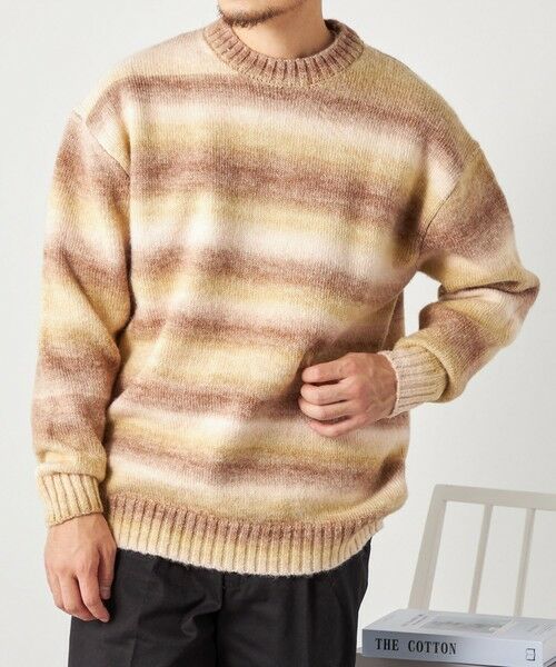 SHIPS / シップス ニット・セーター | SHIPS any: 〈手洗い可能〉ランダム グラデーション カラー クルーネック ニット◇ | 詳細16