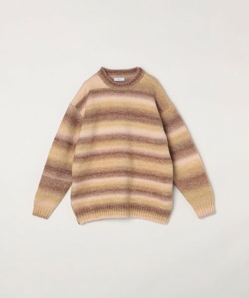 SHIPS / シップス ニット・セーター | SHIPS any: 〈手洗い可能〉ランダム グラデーション カラー クルーネック ニット◇ | 詳細22