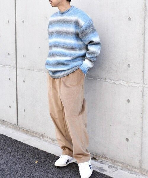 SHIPS / シップス ニット・セーター | SHIPS any: 〈手洗い可能〉ランダム グラデーション カラー クルーネック ニット◇ | 詳細24