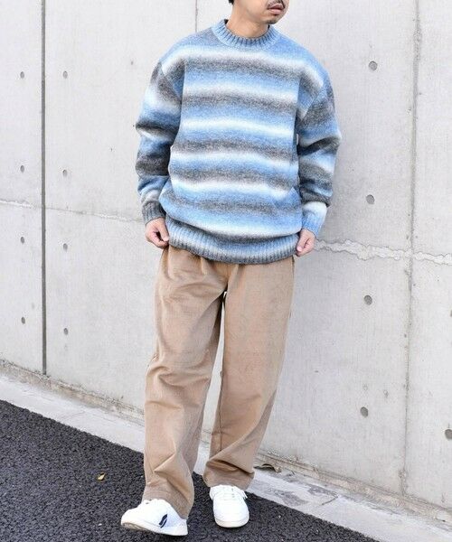 SHIPS / シップス ニット・セーター | SHIPS any: 〈手洗い可能〉ランダム グラデーション カラー クルーネック ニット◇ | 詳細25