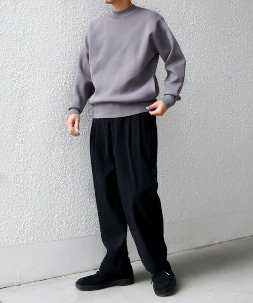 SHIPS / シップス ニット・セーター | SHIPS any:〈手洗い可能〉RETENTION リラックス モックネック ニット◇ | 詳細1