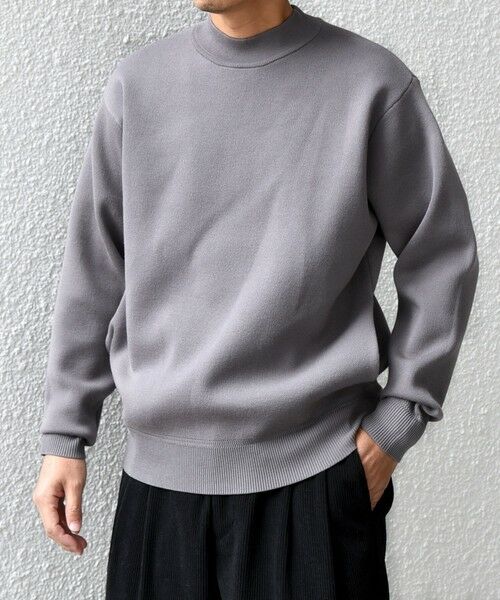 SHIPS / シップス ニット・セーター | SHIPS any:〈手洗い可能〉RETENTION リラックス モックネック ニット◇ | 詳細3