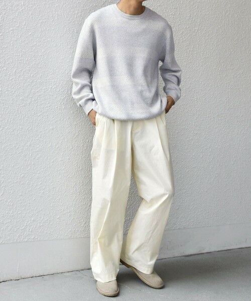 SHIPS / シップス ニット・セーター | SHIPS any:〈手洗い可能〉コットン カシミヤ スウェットライク ニット 25AW◆ | 詳細1