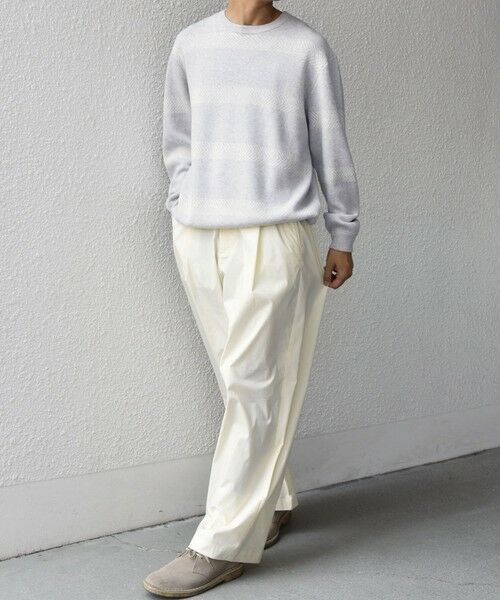 SHIPS / シップス ニット・セーター | SHIPS any:〈手洗い可能〉コットン カシミヤ スウェットライク ニット 25AW◆ | 詳細2