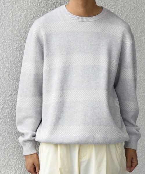 SHIPS / シップス ニット・セーター | SHIPS any:〈手洗い可能〉コットン カシミヤ スウェットライク ニット 25AW◆ | 詳細3