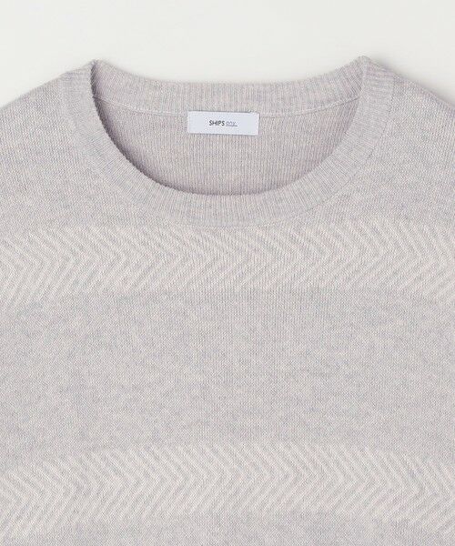 SHIPS / シップス ニット・セーター | SHIPS any:〈手洗い可能〉コットン カシミヤ スウェットライク ニット 25AW◆ | 詳細7