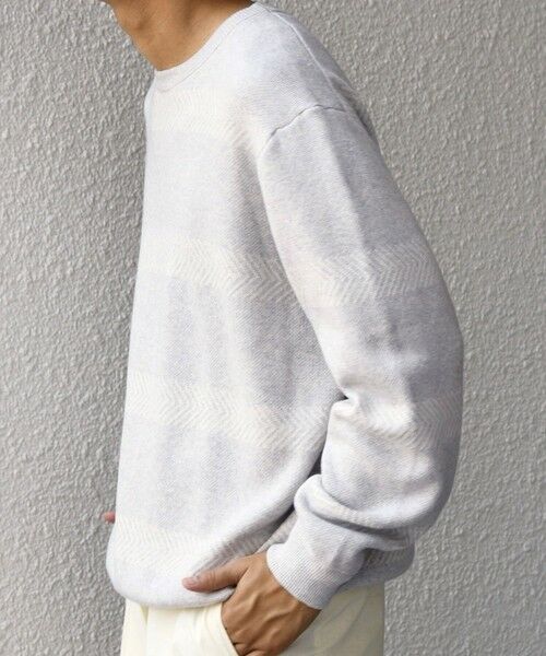 SHIPS / シップス ニット・セーター | SHIPS any:〈手洗い可能〉コットン カシミヤ スウェットライク ニット 25AW◆ | 詳細4