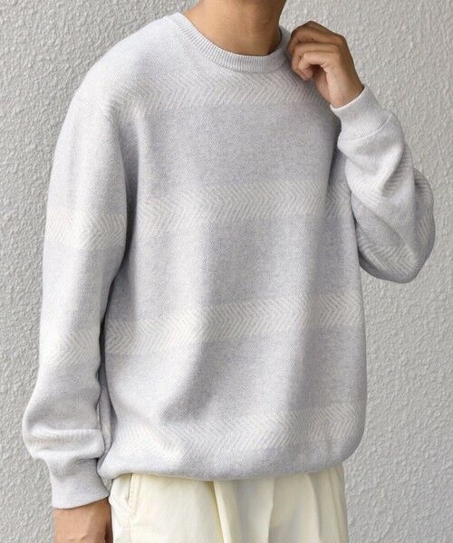 SHIPS / シップス ニット・セーター | SHIPS any:〈手洗い可能〉コットン カシミヤ スウェットライク ニット 25AW◆ | 詳細5