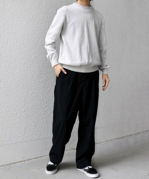 SHIPS / シップス ニット・セーター | SHIPS any:〈手洗い可能〉コットン カシミヤ スウェットライク ニット 25AW◆ | 詳細12