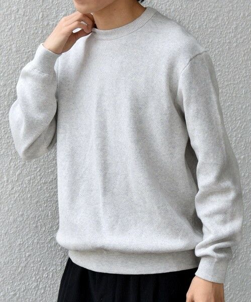 SHIPS / シップス ニット・セーター | SHIPS any:〈手洗い可能〉コットン カシミヤ スウェットライク ニット 25AW◆ | 詳細15