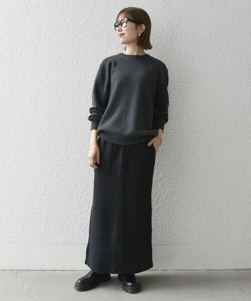 SHIPS / シップス ニット・セーター | SHIPS any:〈手洗い可能〉コットン カシミヤ スウェットライク ニット 25AW◆ | 詳細19