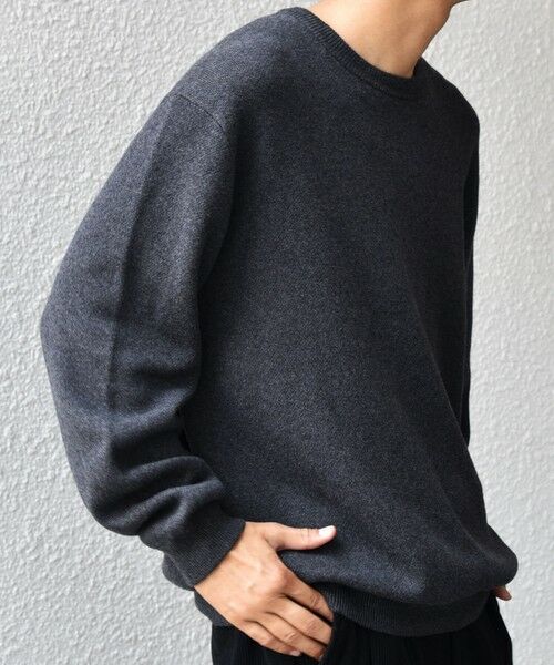 SHIPS / シップス ニット・セーター | SHIPS any:〈手洗い可能〉コットン カシミヤ スウェットライク ニット 25AW◆ | 詳細25