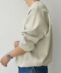 SHIPS / シップス スウェット | SHIPS any:〈手洗い可能〉メッシュ スピンドル スウェットライク テック ニット◇