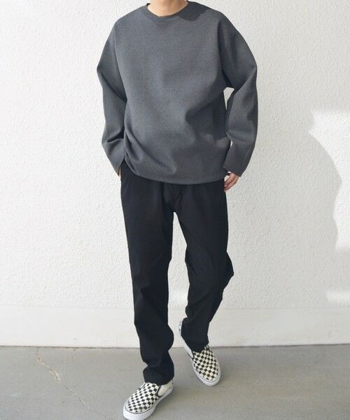 SHIPS / シップス スウェット | SHIPS any:〈手洗い可能〉メッシュ スピンドル スウェットライク テック ニット◇ | 詳細1