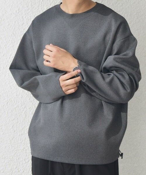 SHIPS / シップス スウェット | SHIPS any:〈手洗い可能〉メッシュ スピンドル スウェットライク テック ニット◇ | 詳細3