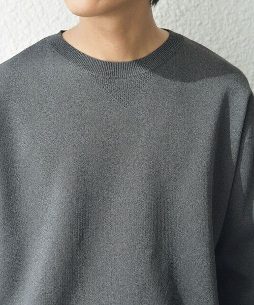 SHIPS / シップス スウェット | SHIPS any:〈手洗い可能〉メッシュ スピンドル スウェットライク テック ニット◇ | 詳細5