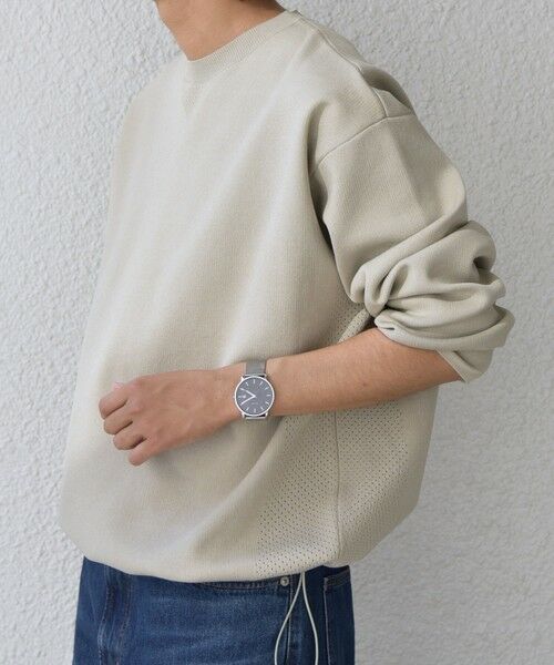 SHIPS / シップス スウェット | SHIPS any:〈手洗い可能〉メッシュ スピンドル スウェットライク テック ニット◇ | 詳細12