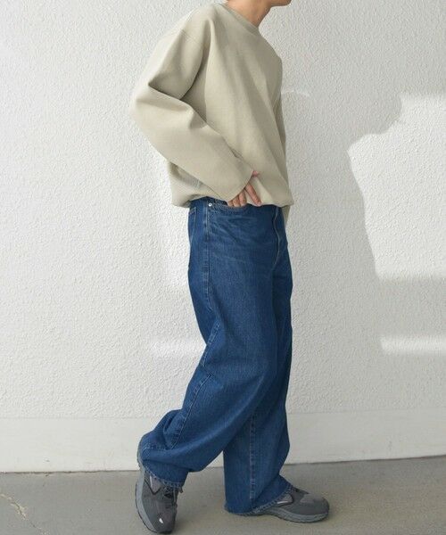 SHIPS / シップス スウェット | SHIPS any:〈手洗い可能〉メッシュ スピンドル スウェットライク テック ニット◇ | 詳細10