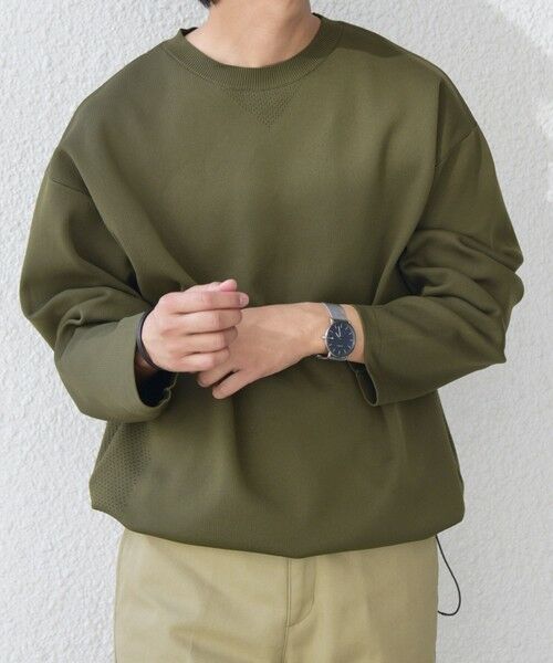 SHIPS / シップス スウェット | SHIPS any:〈手洗い可能〉メッシュ スピンドル スウェットライク テック ニット◇ | 詳細22