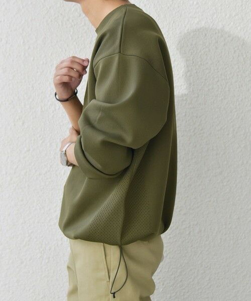 SHIPS / シップス スウェット | SHIPS any:〈手洗い可能〉メッシュ スピンドル スウェットライク テック ニット◇ | 詳細23