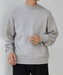 SHIPS / シップス ニット・セーター | SHIPS any: LOUNGE FOX シャギー セミモックネック ニット◇