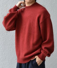 SHIPS / シップス ニット・セーター | SHIPS any: LOUNGE FOX シャギー セミモックネック ニット◇