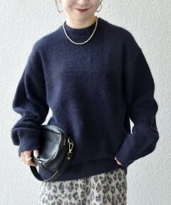 SHIPS / シップス ニット・セーター | SHIPS any: LOUNGE FOX シャギー セミモックネック ニット◇