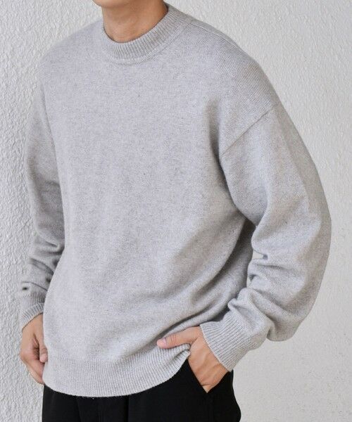 SHIPS / シップス ニット・セーター | SHIPS any: LOUNGE FOX シャギー セミモックネック ニット◇ | 詳細4