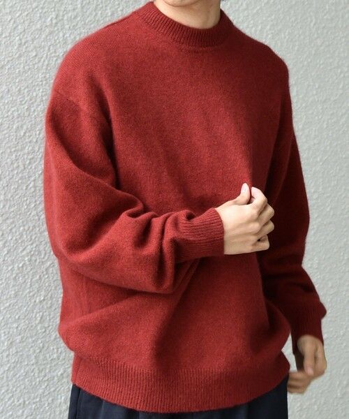 SHIPS / シップス ニット・セーター | SHIPS any: LOUNGE FOX シャギー セミモックネック ニット◇ | 詳細12