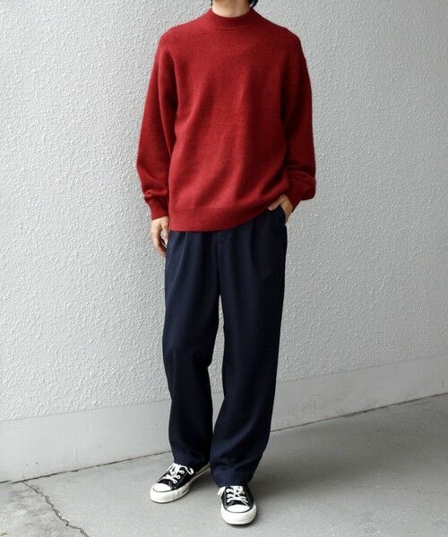 SHIPS / シップス ニット・セーター | SHIPS any: LOUNGE FOX シャギー セミモックネック ニット◇ | 詳細8