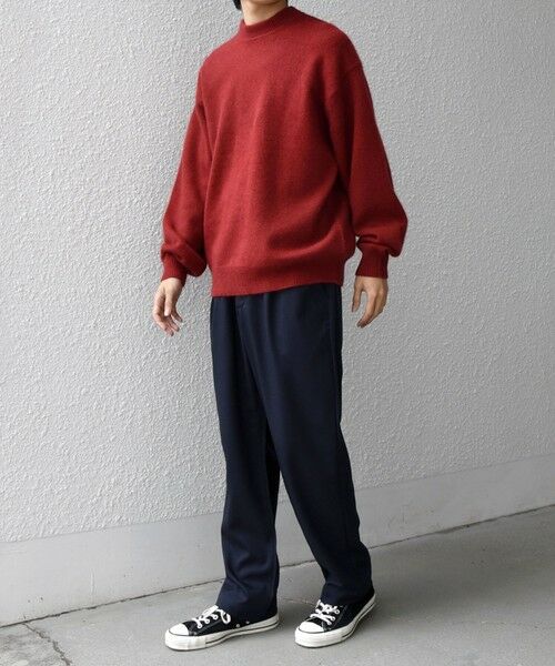 SHIPS / シップス ニット・セーター | SHIPS any: LOUNGE FOX シャギー セミモックネック ニット◇ | 詳細9