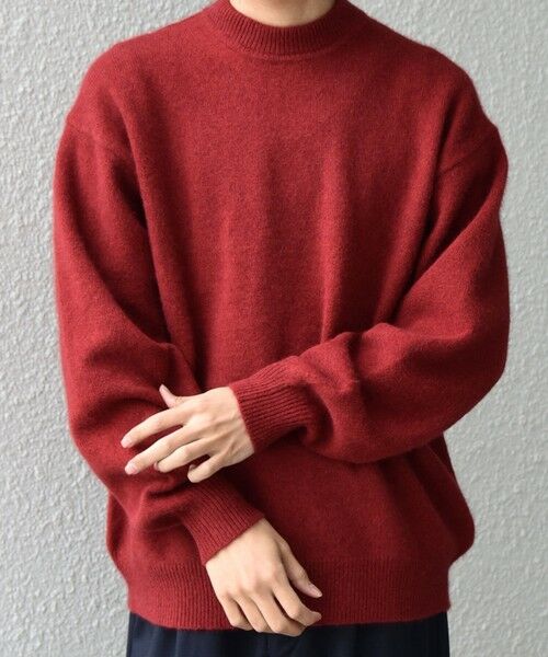 SHIPS / シップス ニット・セーター | SHIPS any: LOUNGE FOX シャギー セミモックネック ニット◇ | 詳細10