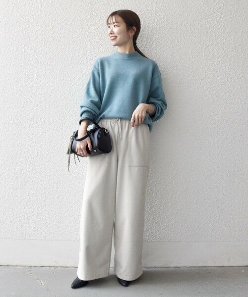 SHIPS / シップス ニット・セーター | SHIPS any: LOUNGE FOX シャギー セミモックネック ニット◇ | 詳細19