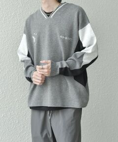 SHIPS / シップス ニット・セーター | SHIPS any: 〈手洗い可能〉ダブルジャガード ゲームシャツ ニット◇