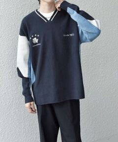 SHIPS / シップス ニット・セーター | SHIPS any: 〈手洗い可能〉ダブルジャガード ゲームシャツ ニット◇