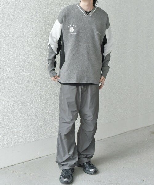 SHIPS / シップス ニット・セーター | SHIPS any: 〈手洗い可能〉ダブルジャガード ゲームシャツ ニット◇ | 詳細1