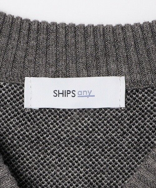 SHIPS / シップス ニット・セーター | SHIPS any: 〈手洗い可能〉ダブルジャガード ゲームシャツ ニット◇ | 詳細10