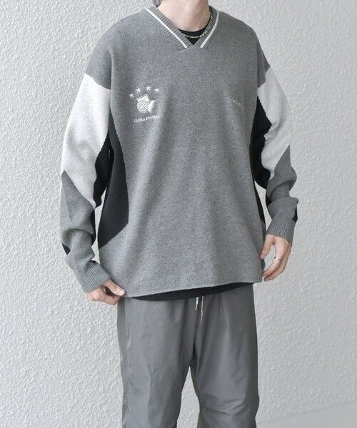 SHIPS / シップス ニット・セーター | SHIPS any: 〈手洗い可能〉ダブルジャガード ゲームシャツ ニット◇ | 詳細5