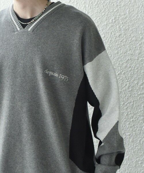 SHIPS / シップス ニット・セーター | SHIPS any: 〈手洗い可能〉ダブルジャガード ゲームシャツ ニット◇ | 詳細7