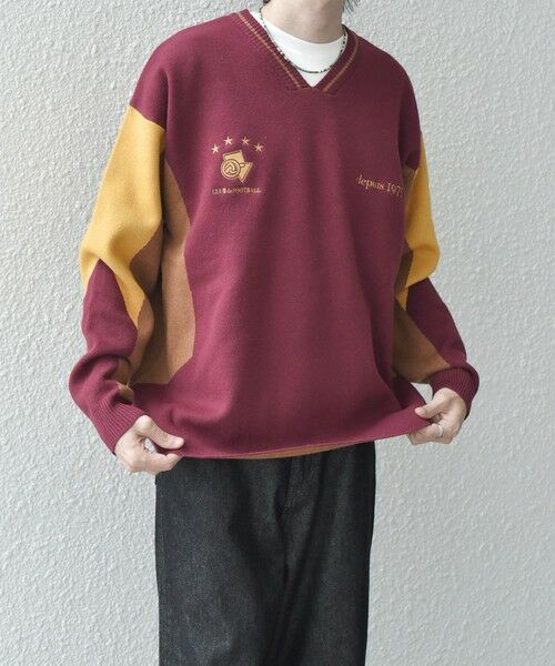 SHIPS / シップス ニット・セーター | SHIPS any: 〈手洗い可能〉ダブルジャガード ゲームシャツ ニット◇ | 詳細16