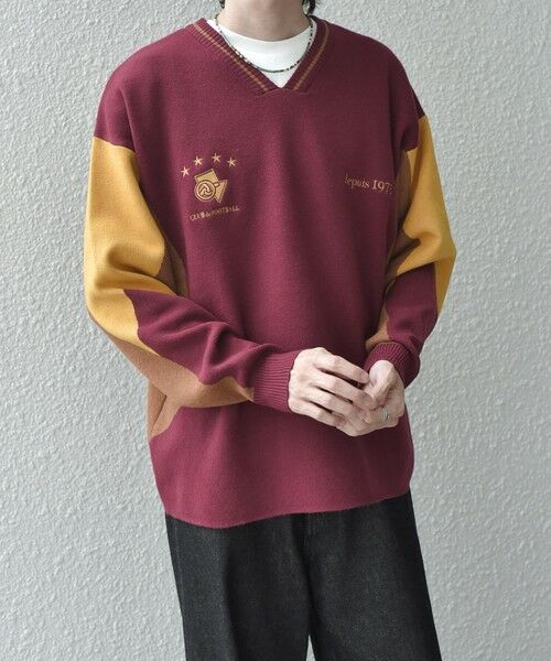 SHIPS / シップス ニット・セーター | SHIPS any: 〈手洗い可能〉ダブルジャガード ゲームシャツ ニット◇ | 詳細17