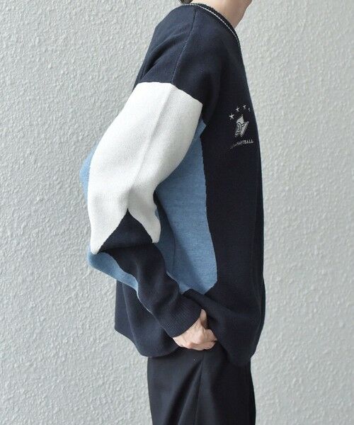 SHIPS / シップス ニット・セーター | SHIPS any: 〈手洗い可能〉ダブルジャガード ゲームシャツ ニット◇ | 詳細25