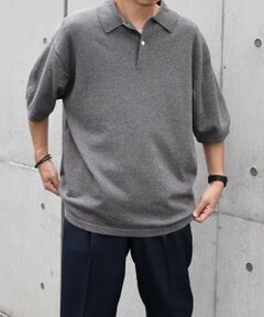 SHIPS / シップス ポロシャツ | SHIPS any:〈接触冷感〉ハイゲージ リネンミックス サマー ニット ポロシャツ 25SS◇