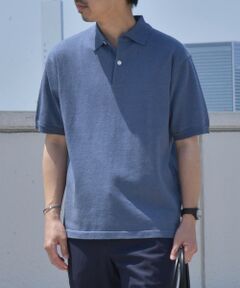 SHIPS / シップス ポロシャツ | SHIPS any:〈接触冷感〉ハイゲージ リネンミックス サマー ニット ポロシャツ 25SS◇